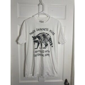 NWOT Unisex To Write Love On Her Arms Shirt Size M Existential Hope Raccoon